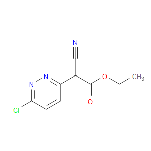 Ethyl 6-chloro-α-cyano-3-pyridazineacetate