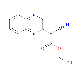 Ethyl α-cyano-2-quinoxalineacetate