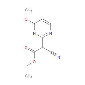 Ethyl α-cyano-4-methoxy-2-pyrimidineacetate