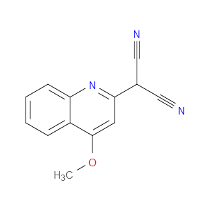 2-(4-Methoxy-2-quinolinyl)propanedinitrile