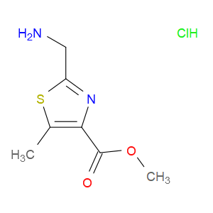 methyl 2-(aminomethyl)-5-methylthiazole-4-carboxylate hydrochloride