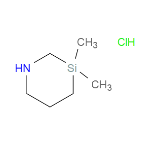 1-Aza-3-silacyclohexane, 3,3-dimethyl-, hydrochloride (1:1)