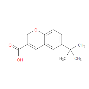 6-(1,1-Dimethylethyl)-2H-1-benzopyran-3-carboxylic acid