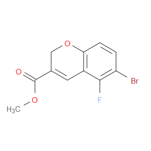 Methyl 6-bromo-5-fluoro-2H-1-benzopyran-3-carboxylate