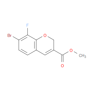 Methyl 7-bromo-8-fluoro-2H-1-benzopyran-3-carboxylate