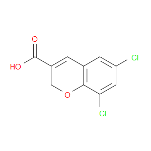 6,8-Dichloro-2H-1-benzopyran-3-carboxylic acid