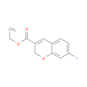 Ethyl 7-fluoro-2H-1-benzopyran-3-carboxylate