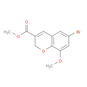 Methyl 6-bromo-8-methoxy-2H-1-benzopyran-3-carboxylate