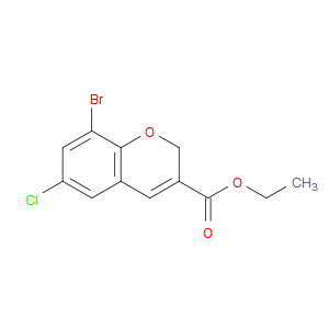 Ethyl 8-bromo-6-chloro-2H-1-benzopyran-3-carboxylate