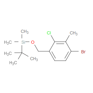 ((4-bromo-2-chloro-3-methylbenzyl)oxy)(tert-butyl)dimethylsilane