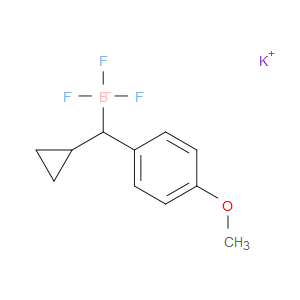 potassium (cyclopropyl(4-methoxyphenyl)methyl)trifluoroborate