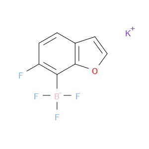 Borate(1-), trifluoro(6-fluoro-7-benzofuranyl)-, potassium (1:1), (T-4)-