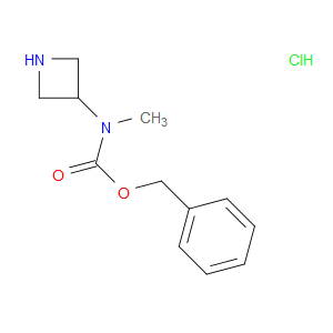 Carbamic acid, N-3-azetidinyl-N-methyl-, phenylmethyl ester, hydrochloride (1:1)