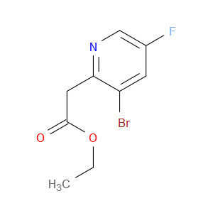 ethyl 2-(3-bromo-5-fluoropyridin-2-yl)acetate