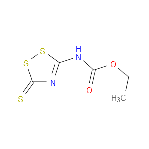 Carbamic acid, (3-thioxo-3H-1,2,4-dithiazol-5-yl)-, ethyl ester