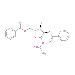 D-Ribofuranose, 3-deoxy-3-fluoro-, 1-acetate 2,5-dibenzoate