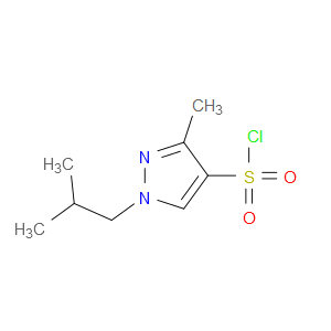 3-Methyl-1-(2-methylpropyl)-1H-pyrazole-4-sulfonyl chloride