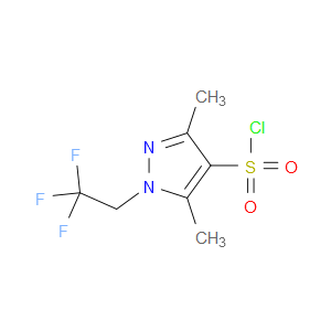 3,5-Dimethyl-1-(2,2,2-trifluoroethyl)-1H-pyrazole-4-sulfonyl chloride