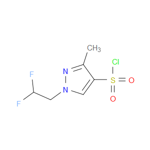 1-(2,2-Difluoroethyl)-3-methyl-1H-pyrazole-4-sulfonyl chloride