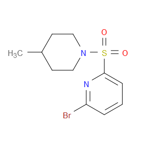 2-bromo-6-((4-methylpiperidin-1-yl)sulfonyl)pyridine