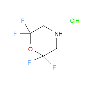Morpholine, 2,2,6,6-tetrafluoro-, hydrochloride (1:1)