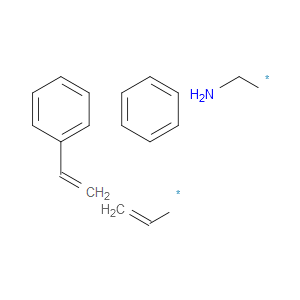Benzenemethanamine, ar-ethenyl-, polymer with ethenylbenzene (9CI, ACI)