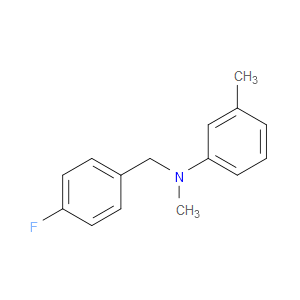 4-Fluoro-N-methyl-N-(3-methylphenyl)benzenemethanamine