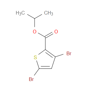 isopropyl 3,5-dibromothiophene-2-carboxylate