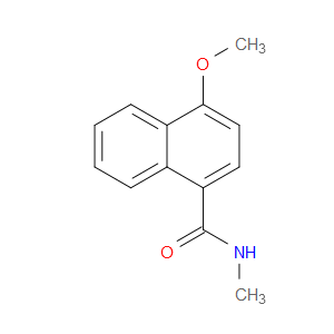 4-Methoxy-N-methyl-1-naphthalenecarboxamide