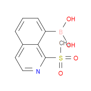 (1-(methylsulfonyl)isoquinolin-8-yl)boronic acid
