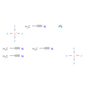 Palladium(2+), tetrakis(acetonitrile)-, (SP-4-1)-, tetrafluoroborate(1-) (1:2) (ACI)