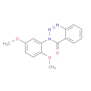 3-(2,5-Dimethoxyphenyl)-1,2,3-benzotriazin-4(3H)-one