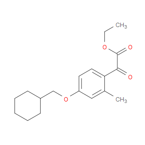 Ethyl 4-(cyclohexylmethoxy)-2-methyl-α-oxobenzeneacetate