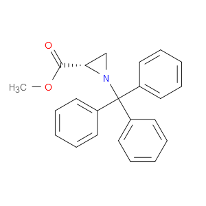 Methyl (S)-1-trityl-2-aziridinecarboxylate