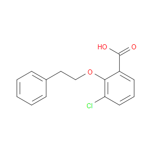 Benzoic acid, 3-chloro-2-(2-phenylethoxy)-