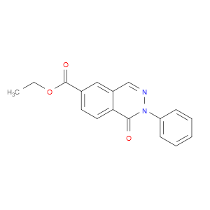 Ethyl 1,2-dihydro-1-oxo-2-phenyl-6-phthalazinecarboxylate