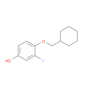 Phenol, 4-(cyclohexylmethoxy)-3-fluoro-