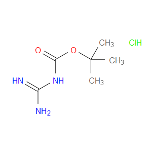 Carbamic acid, (aminoiminomethyl)-, 1,1-dimethylethyl ester, monohydrochloride