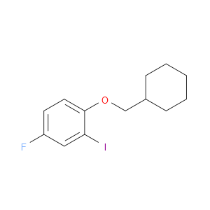 Benzene, 1-(cyclohexylmethoxy)-4-fluoro-2-iodo-