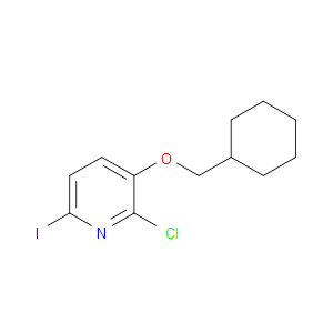 Pyridine, 2-chloro-3-(cyclohexylmethoxy)-6-iodo-