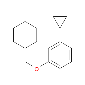 Benzene, 1-(cyclohexylmethoxy)-3-cyclopropyl-