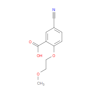 5-Cyano-2-(2-methoxyethoxy)benzoic acid