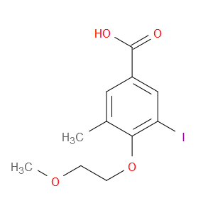 Benzoic acid, 3-iodo-4-(2-methoxyethoxy)-5-methyl-