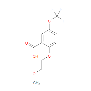 Benzoic acid, 2-(2-methoxyethoxy)-5-(trifluoromethoxy)-