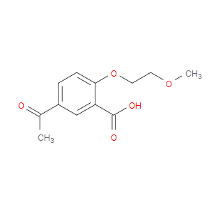 Benzoic acid, 5-acetyl-2-(2-methoxyethoxy)-
