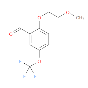 Benzaldehyde, 2-(2-methoxyethoxy)-5-(trifluoromethoxy)-