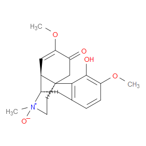 Morphinan-6-one, 7,8-didehydro-4-hydroxy-3,7-dimethoxy-17-methyl-, 17-oxide, (9α,13α,14α)- (ACI)