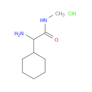 Cyclohexaneacetamide, α-amino-N-methyl-, hydrochloride (1:1)