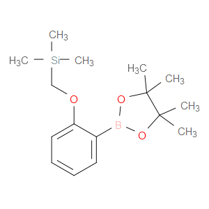 trimethyl((2-(4,4,5,5-tetramethyl-1,3,2-dioxaborolan-2-yl)phenoxy)methyl)silane