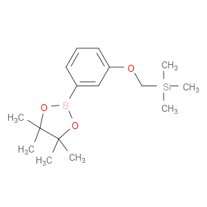 trimethyl((3-(4,4,5,5-tetramethyl-1,3,2-dioxaborolan-2-yl)phenoxy)methyl)silane